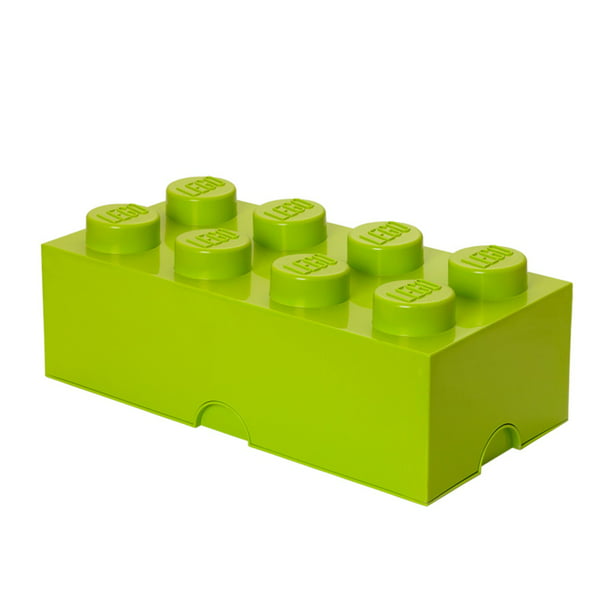 Lego Storage Brick Green Round Storage Box Bread Pot Round Green Lunch